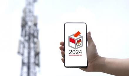 Telkomsel Catat Kenaikan Trafik Data 8,4 Persen saat Pemilu 2024 (Foto: MNC Media)