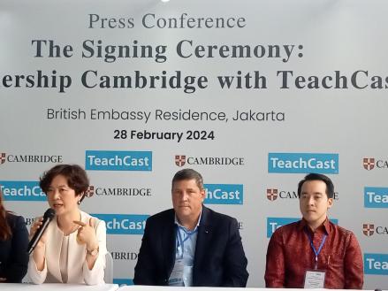 TeachCast dan Cambridge Kolaborasi untuk Tingkatkan Kemampuan Bahasa Inggris Pelajar RI. (Foto: MNC Media)