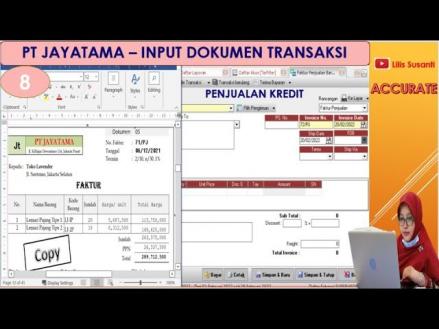 4 Langkah Cara Membuat Invoice di Excel. (FOTO:YouTube)