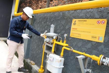 PGN Uji Coba Penyaluran Gas Bumi Pertama di Hotel IKN (FOTO:MNC Media)