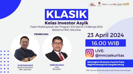 Saksikan IG Live Cuan di Pasar Modal Syariah Bersama MNC Sekuritas dan IDX Kaltim Hari Ini. (Foto: MNC Media)