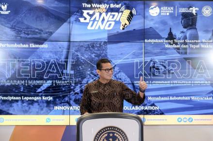 Pariwisata RI Tembus Peringkat 22 Dunia, Sandiaga Uno: Sudah di Papan Atas. (Foto: Dok Kemenparekraf)