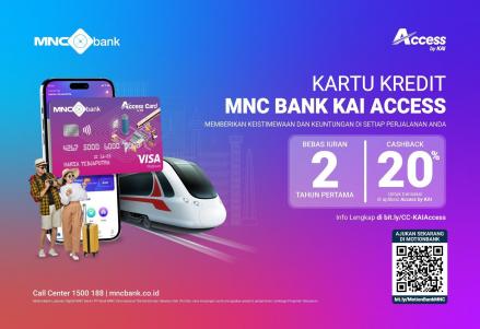 Manfaatkan Promo Kartu Kredit MNC Bank KAI Access Buat Liburan Long Weekend Waisak (foto mnc bank)