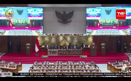 Rapat Paripurna Bahas LPJ APBN 2023 dan RUU Kab/Kota, Cuma 64 Anggota DPR Hadir. (Foto YouTube)