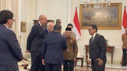 Wapres Bertemu Biro Komite Palestina PBB, Bahas Perdamaian Gaza
