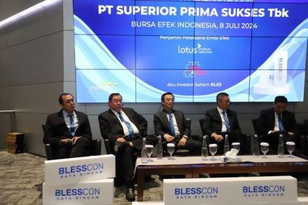 Resmi Melantai, Emiten Entitas Tancorp (BLES) Kantongi Dana Segar Rp240 Miliar (Foto: MNC Media/ Arif)