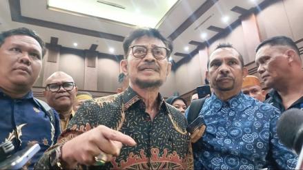 Divonis 10 Tahun Penjara, SYL: Konsekuensi Jabatan Saya. (Foto: Nur Khabibi/MNC Media)