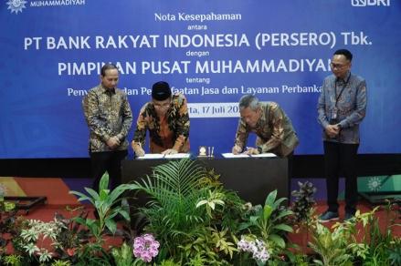 BRI (BBRI) Beri Kemudahan Layanan Perbankan untuk PP Muhammadiyah (foto dok bri)