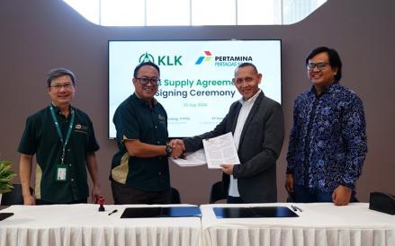 Anak perusahaan Pertamina Gas, Pertagas Niaga (PTGN) memasok LNG untuk group Kuala Lumpur Kepong Berhard. (Doc Pertagas Niaga)