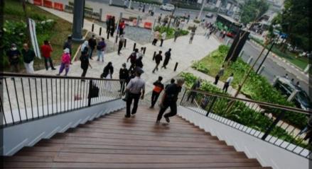 Taman Literasi Blok M Ada Apa Saja? Yuk Intip Penjelasannya. (FOTO: MNC MEDIA)