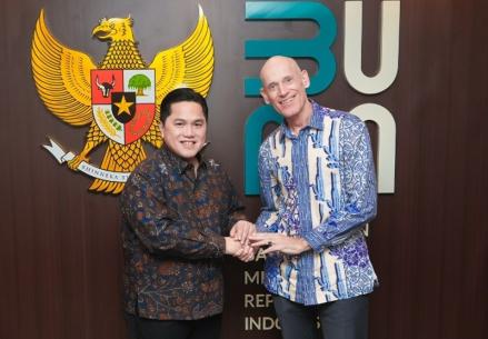 Erick Thohir-Dubes Belanda Bertemu, Bahas Kerja Sama Pangan dan Energi