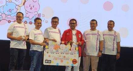 KAI Commuter Rilis KMT Edisi Spesial BT21, Dijual Seharga Rp60 Ribu (foto iqbal)