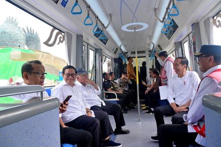Jajal Trem Otonom IKN, Jokowi Bandingkan Harganya dengan MRT dan LRT (foto ist)