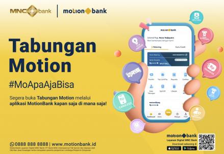 Aktivitas Perbankan Makin Mudah, Buka Tabungan Motion Kapan Saja dan di Mana Saja