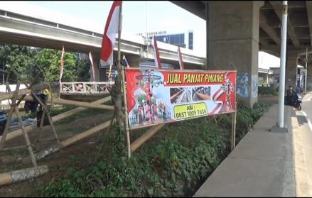 Stok Masih Banyak, Pedagang Batang Pohon Pinang Banting Harga (foto farhan mpi)