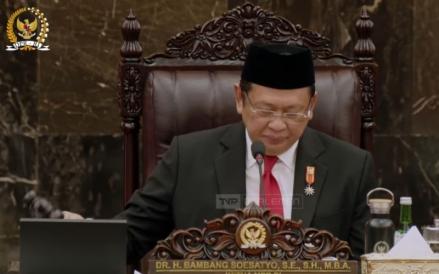 Ketua MPR RI Bambang Soesatyo (Bamsoet) resmi membuka Sidang Tahunan MPR 2024 (TV Parlemen)