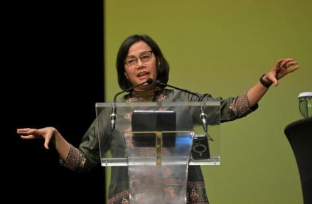 Sri Mulyani Berkomitmen Utamakan Isu Perubahan Iklim dalam Kebijakan Ekonomi (foto: MNC media)