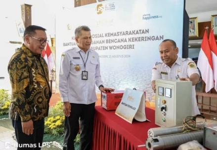 LPS Bantu Wilayah Terdampak Kekeringan di Wonogiri, Salurkan Ratusan Tangki Air (FOTO:LPS)