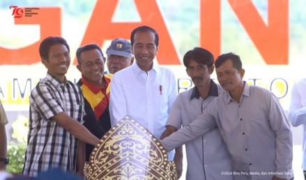 Jokowi Resmikan Bendungan Margatiga Lampung, Telan Dana Rp846 Miliar 