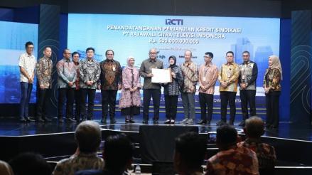 RCTI dan Enam Bank Daerah Teken Kredit Sindikasi Senilai Rp500 Miliar
