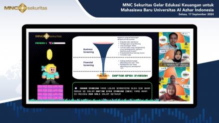 MNC Sekuritas Gelar Edukasi Keuangan Buat Maba Universitas Al-Azhar (foto mnc media)