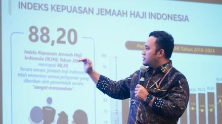 BPS Sebut Indeks Kepuasan Jamaah Haji 2024 Sangat Memuaskan, Kemenag: Alhamdullillah (foto web kemenag)