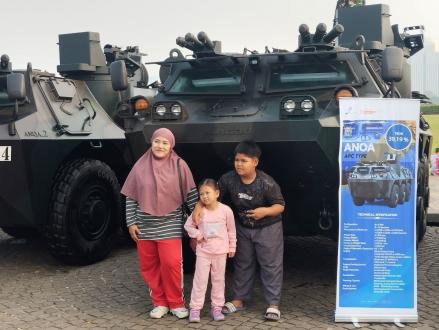 TNI menyiapkan 1.000 alutsistas saat puncak HUT ke-79 TNI di Monas, Jakpus.  (MNC Media)