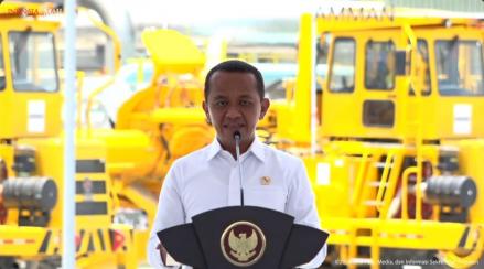 Smelter Amman (AMMN) Diresmikan, Bahlil: Awal Sejarah Panjang Hilirisasi Sektor Tembaga. (Foto Tangkapan Layar YouTube)