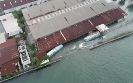 BPBD Minta Waspada Banjir Rob di Pesisir Jakarta Imbas Fenomena Bulan Purnama (FOTO:iNews Media Group)