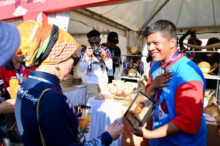 Produk UMKM Binaan Pertamina Ditargetkan Laku hingga Rp700 Milliar di Ajang MotoGP (FOTO:Suparjo)