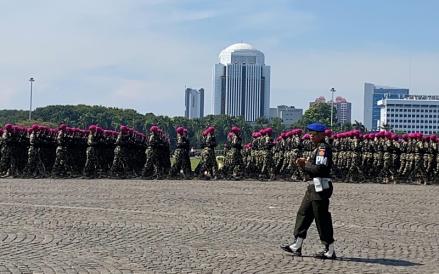 Dishub DKI Siapkan Rekayasa Lalin saat Puncak HUT ke-80 TNI di Monas (FOTO:iNews Media Group)