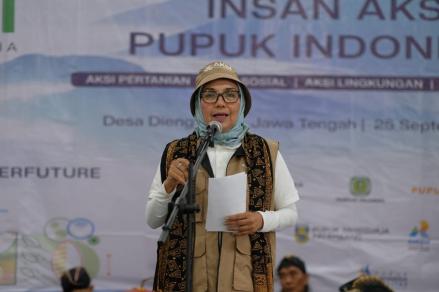 Pupuk Indonesia Dorong Ekosistem Pertanian Terintegrasi di Dieng (foto: MNC media)