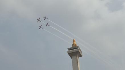 Atraksi Pesawat Udara hingga Parade Alutsista Bakal Meriahkan HUT Ke-79 TNI. (Foto: Riana Rizkia/MNC Media)