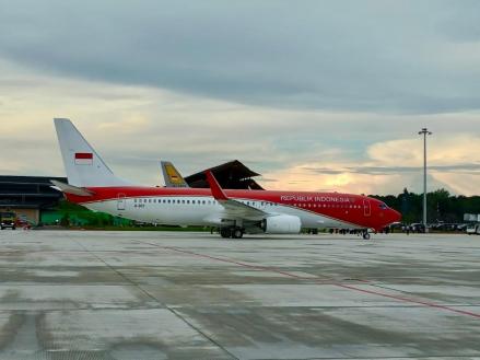 Jokowi Jajal Bandara IKN Pakai Pesawat Kepresidenan Boeing 737-800 Besok. (Foto Istimewa)