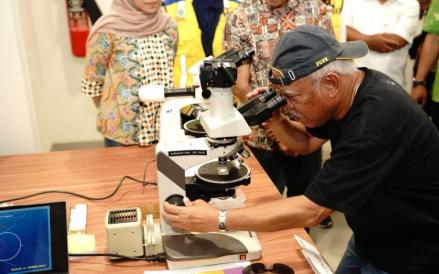 Menteri PUPR Basuki Hadimuljono meresmikan Kampus Geologi Luk Ulo, Karang Sambung, Kebumen, Jawa Tengah.