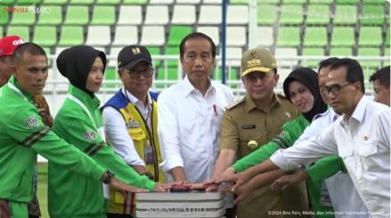 Jokowi Resmikan Stadion Utama Sumut, Anggarannya Capai Rp587 Miliar
