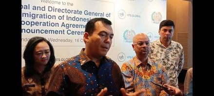 Ditjen Imigrasi Gandeng VFS Global untuk Genjot Kedatangan Turis ke RI. (Foto: Nur Khabibi/MNC Media)