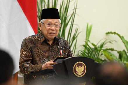 Wakil Presiden Ma'ruf Amin. (Foto: MPI/Binti Mufarida)
