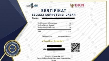 Cara Download Sertifikat SKD CPNS 2024, Begini Langkah Mudahnya. (Foto: MNC Media)  