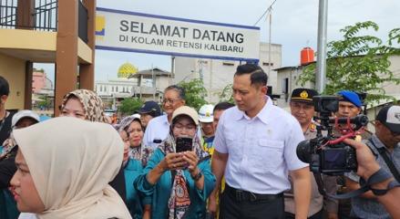 Lagi Dikaji AHY, Giant Sea Wall Bisa Tekan Rugi Akibat Banjir Rp600 Triliun (foto iqbal)