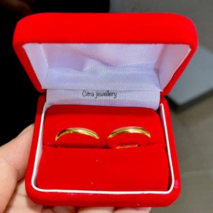 Update Harga Cincin Tunangan Emas 2 Gram Sepasang Terbaru dan Tips Memilihnya. (Foto: MNC Media)
