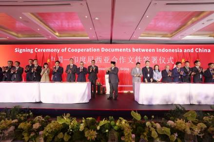 Prabowo di Depan Pengusaha China: Kami Menyambut Investasi Lebih Banyak Lagi (foto ist)