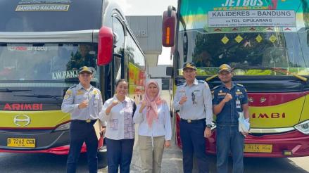 Kemenhub Inspeksi Keselamatan jelang Nataru, Temukan 34 Bus Tidak Layak Jalan di Tangerang. (Foto: Dok. Kemenhub)