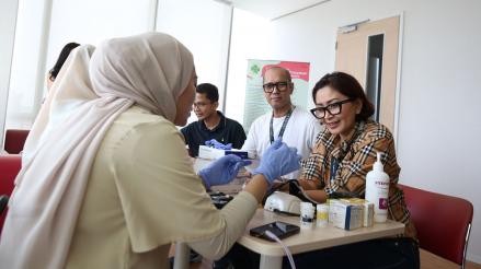 HUT ke-14, MNC Life Gelar Seminar Hidup Sehat untuk Generasi Digital dan Tes Kesehatan Gratis. (Foto: MNC Media)