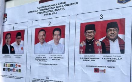 KPU Provinsi DKI Jakarta mengembalikan sisa dana hibah Pemilihan Pilkada 2024 sebesar Rp448 miliar ke Pemprov DKI.
