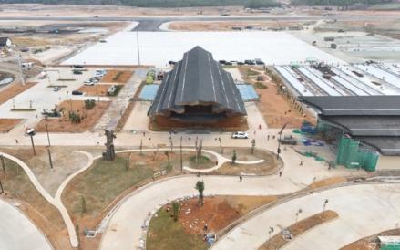 Kemenhub memproyeksikan bandara Ibu Kota Nusantara (IKN) baru beroperasi komersial pada dua tahun mendatang. (Foto: MNC Media)