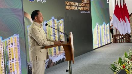 Ribuan Unit Rusunawa Pasar Rumput Siap Huni, Mendagri: Bentuk Kepedulian Prabowo ke Rakyat. (Foto: Danandaya/MNC Media)
