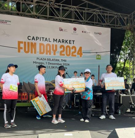 IDX Channel Juara Turnamen Olahraga HUT Pasar Modal. Foto: MNC Media.