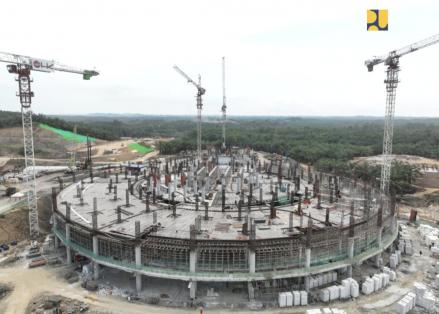 Kementerian PU Targetkan Masjid Negara IKN Bisa Digunakan Salat Idul Fitri 2025 (FOTO:Dok Ist)
