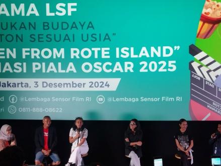 LSF Adakan Nobar, Dukung Film Women From Rote Island Menuju Piala Oscar 2025. (Foto: Ayu Utami/MNC Media)Media